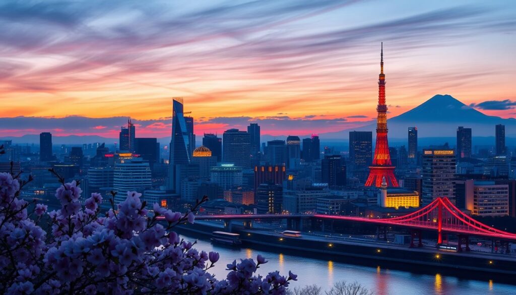 Tokio Skyline Japan Rundreise