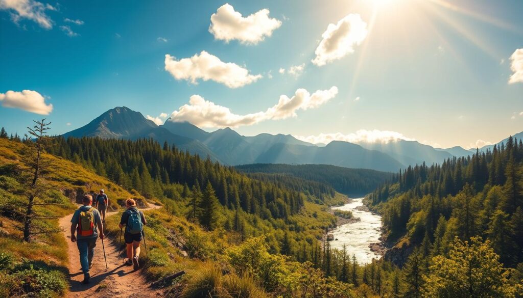 Aktivität in Nationalparks