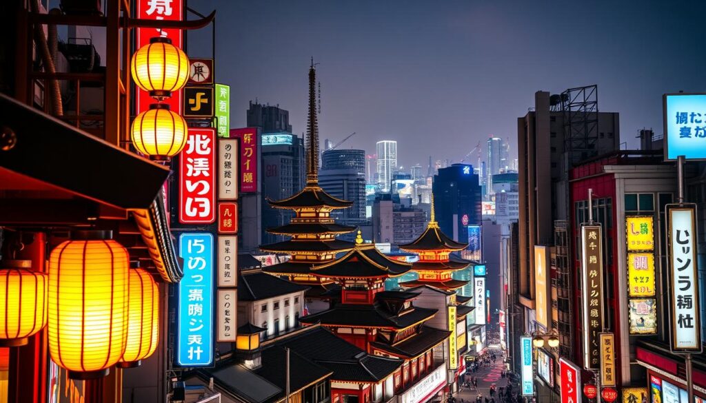 Technologie und Tradition in Tokio