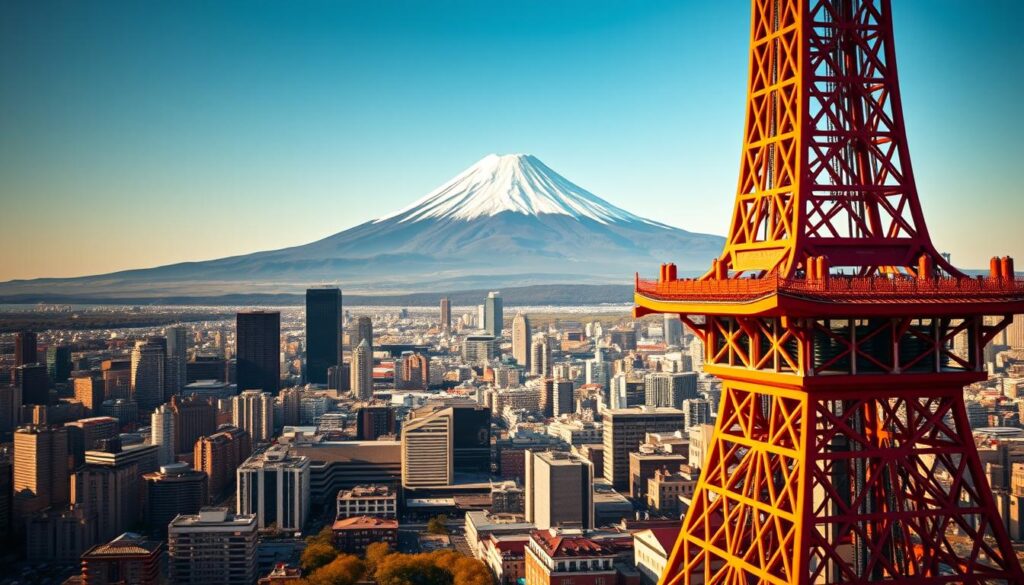 Tokyo Tower als Symbol Japans Tokyo Tower als Symbol Japans