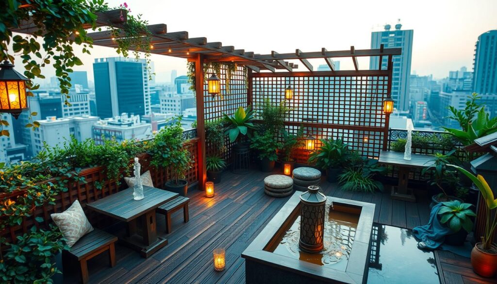 Versteckte Dachterrassen in der Stadt