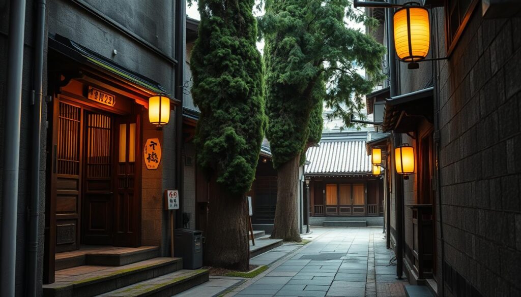 Versteckte Tempel im Naramachi-Viertel Versteckte Tempel im Naramachi-Viertel