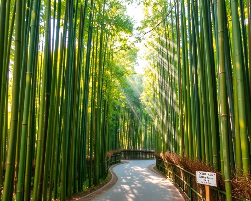 Arashiyama Bambuswald Öffnungszeiten