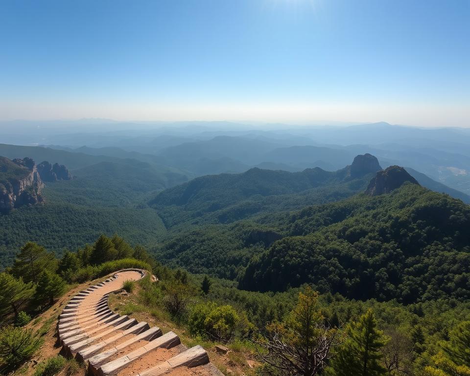 Berglandschaften Gunma Wanderwege