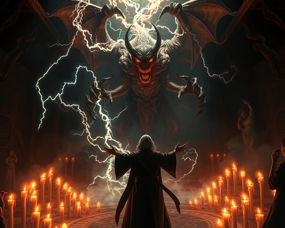 Dämonenbeschwörung im Anime