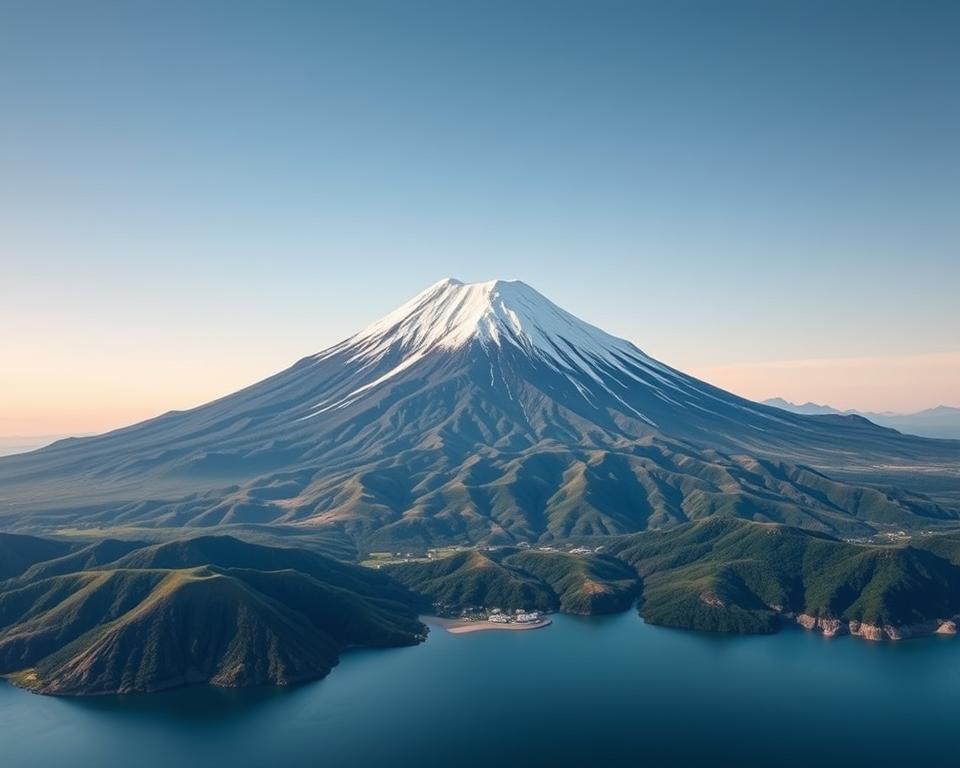 Fuji Vulkan geografische Lage
