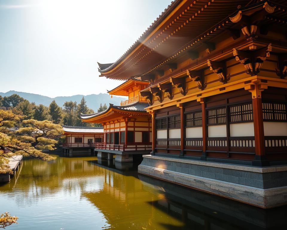 Goldene Verzierungen am Kinkaku-ji Tempel