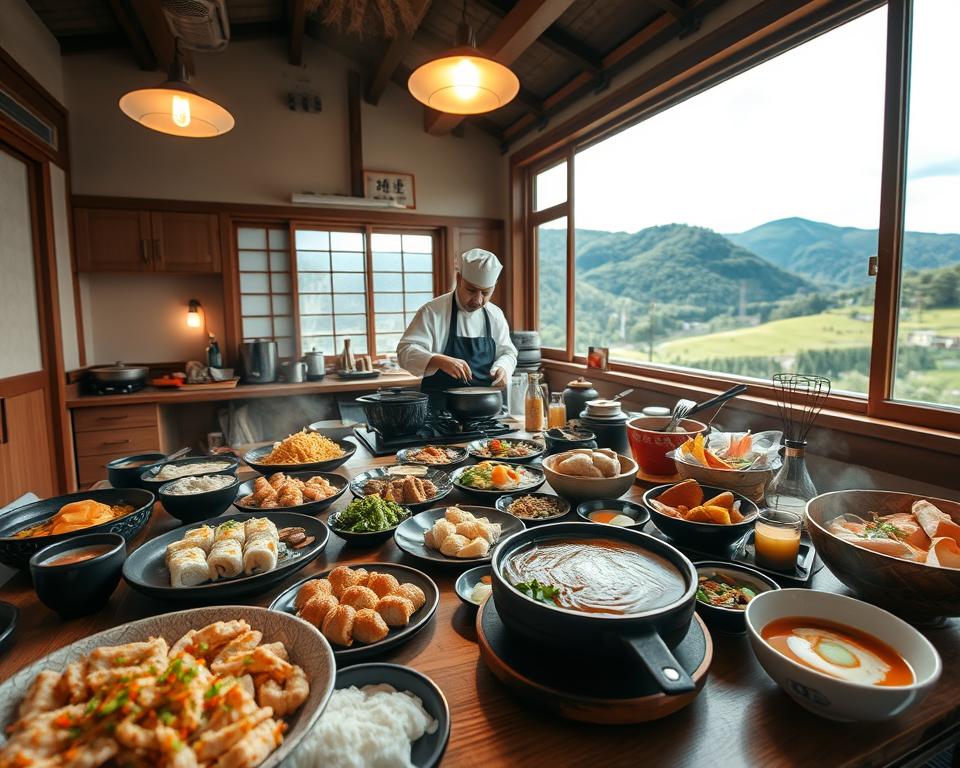 Gunma Küche Spezialitäten