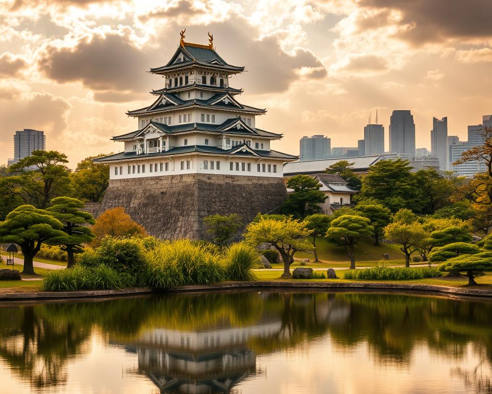Hiroshima Castle Wahrzeichen Hiroshima Castle Wahrzeichen