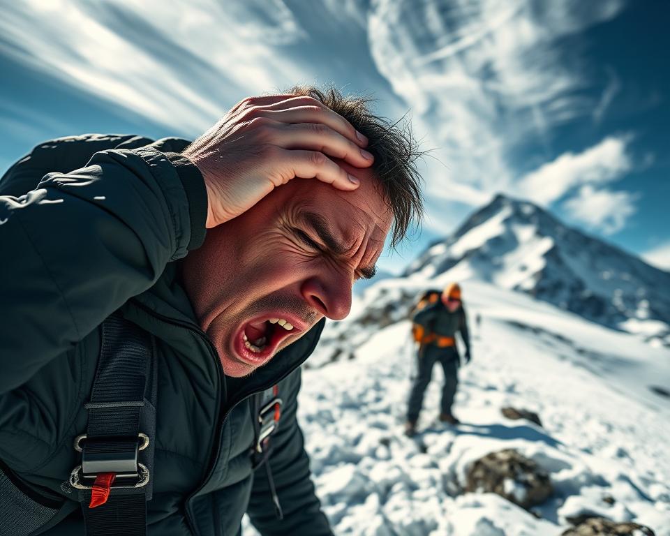 Höhenkrankheit Symptome beim Bergsteigen