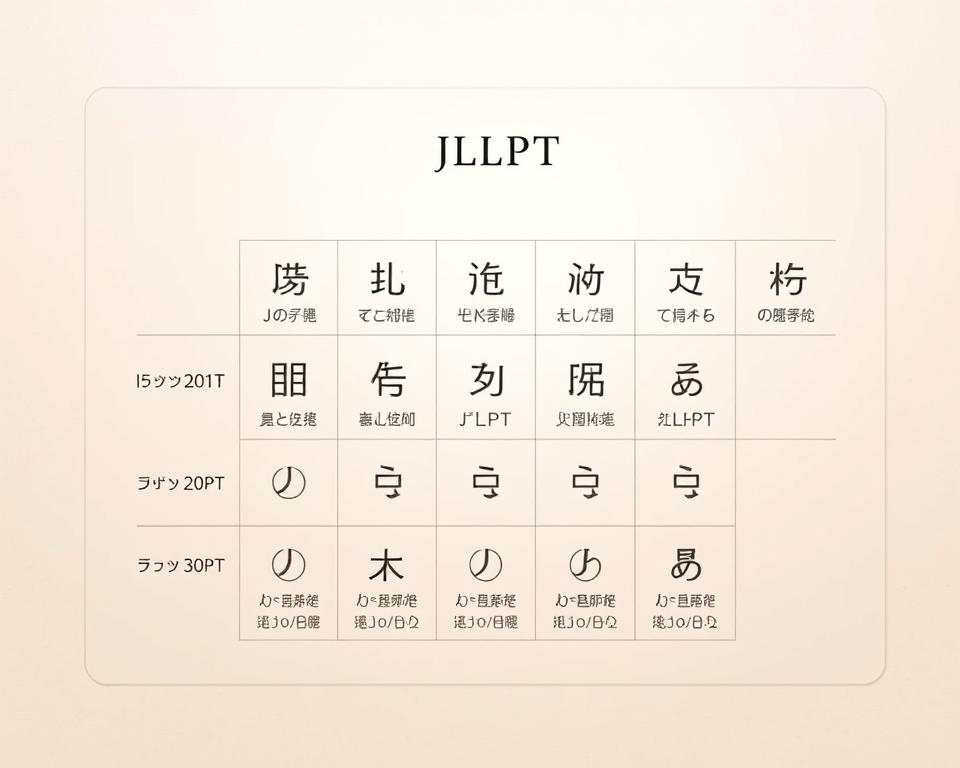 JLPT Niveaustufen Übersicht
