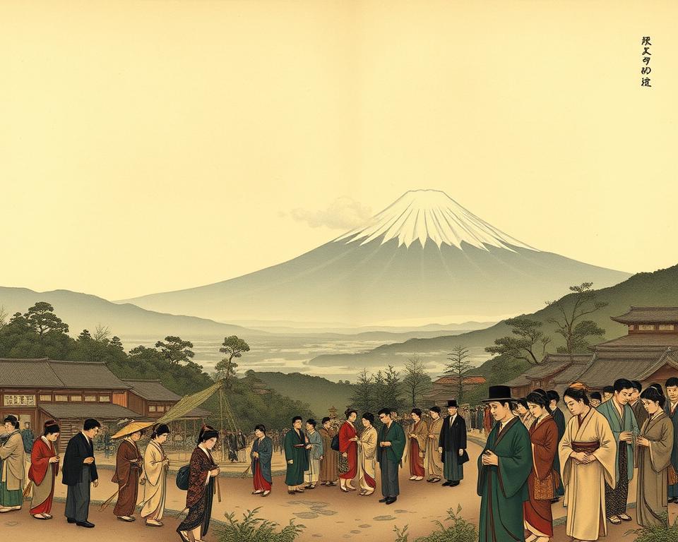 Japanische Bevölkerungsstruktur historische Entwicklung