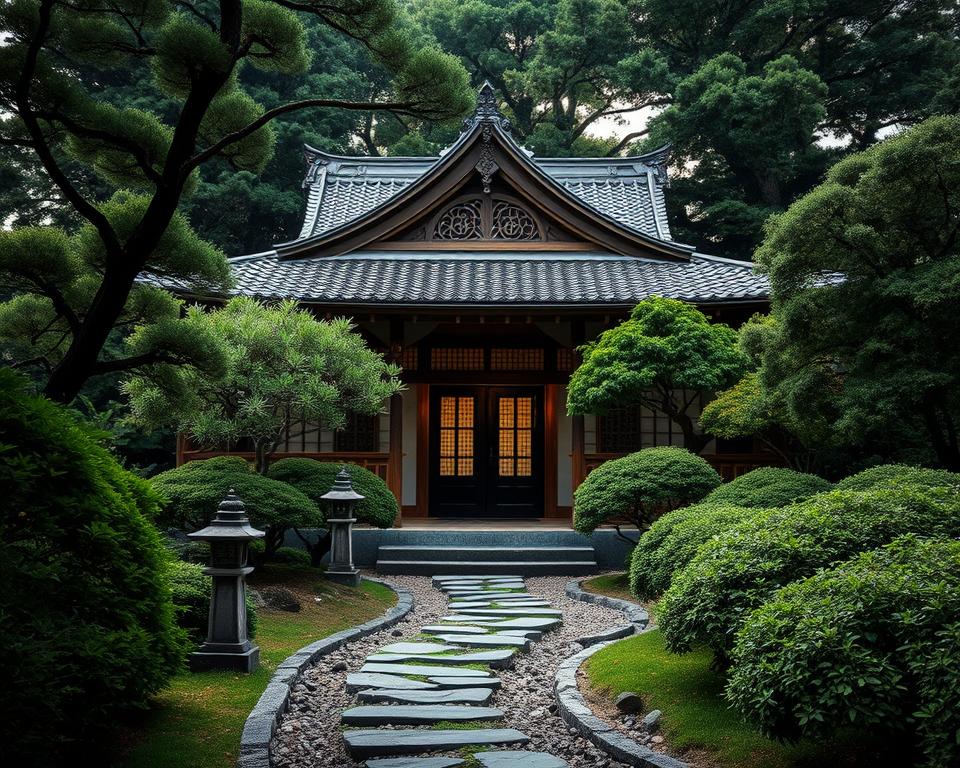 Japanische Gartenarchitektur Teehaus