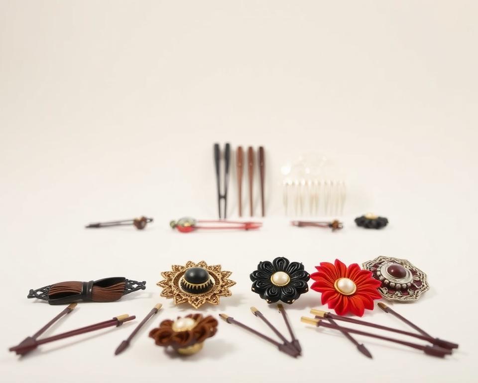 Japanische Haarnadel Materialien