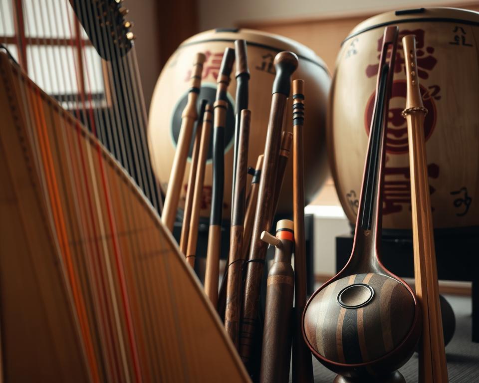 Japanische Musikinstrumente Überblick