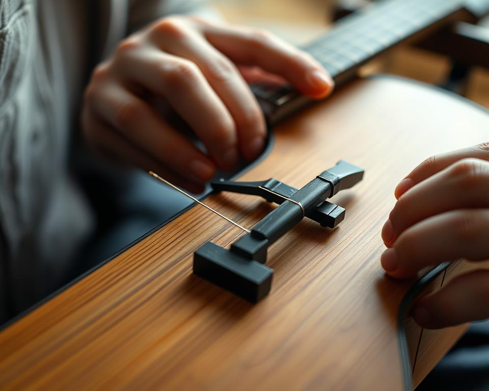 Japanische Saitenstimmung Technik