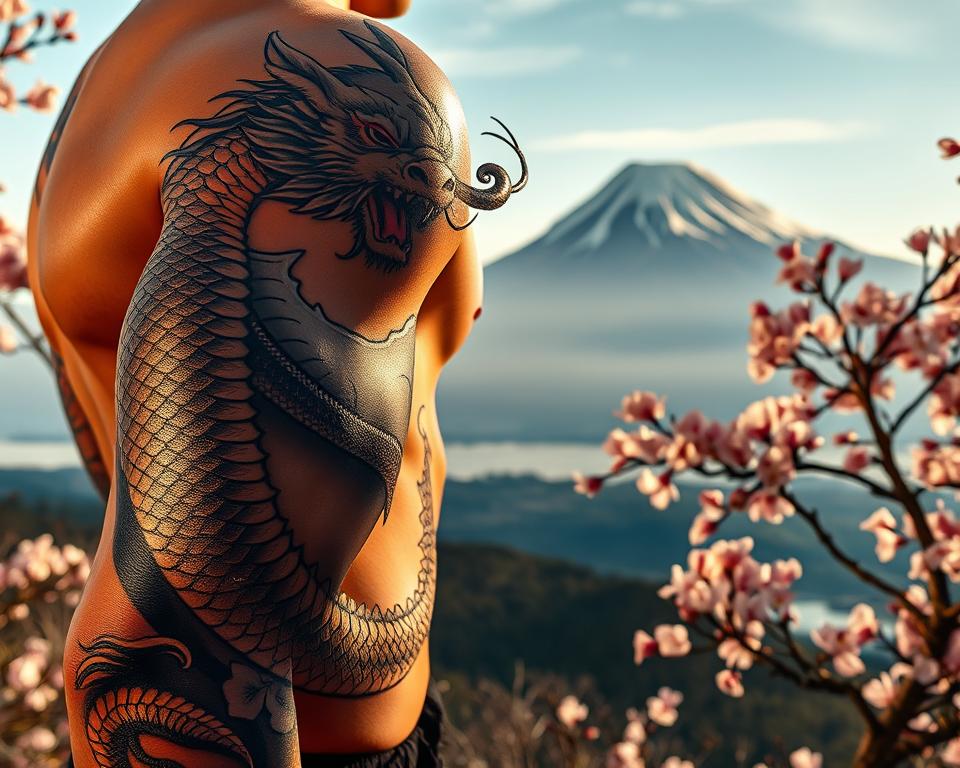 Japanische Tattoo-Inspiration globale Kunst