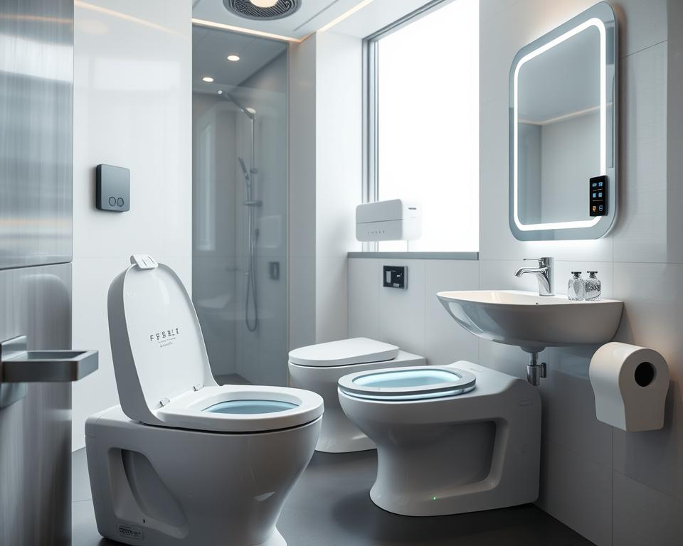 Japanische Toilettentechnologie Innovationen