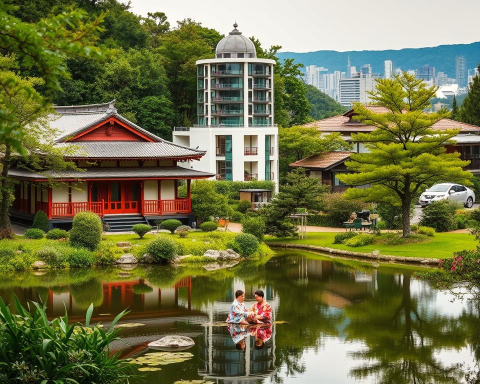 Japanische Unterkunftsoptionen Japanische Unterkunftsoptionen