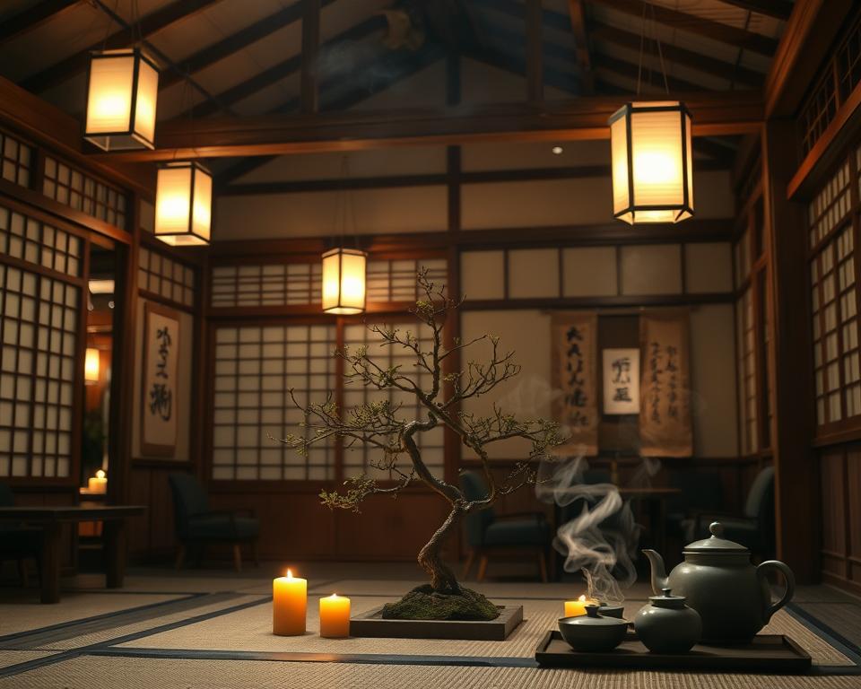 Japanisches Ambiente in traditioneller Gaststätte