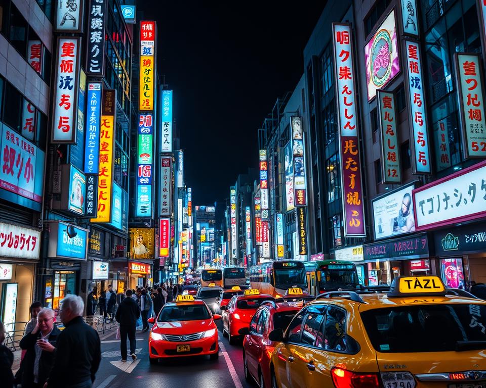 Kabukicho Shinjuku Bezirk Tokio Transport