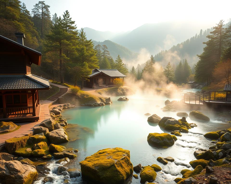 Kinugawa Onsen heiße Quellen in Tochigi