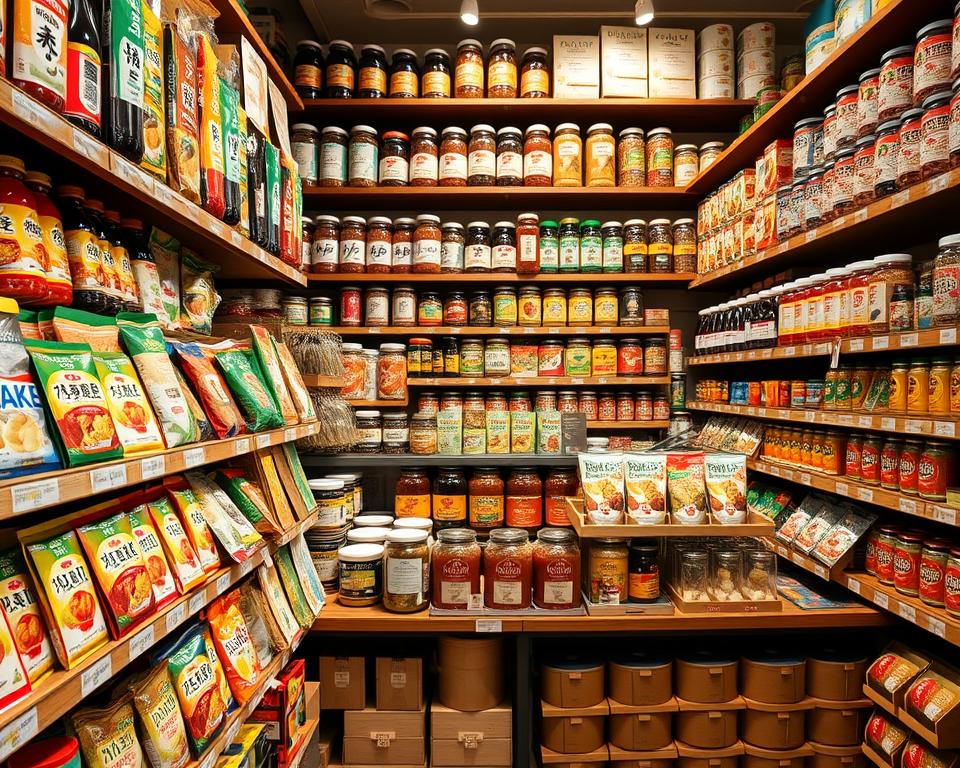 Kokubu japanische Lebensmittel Sortiment