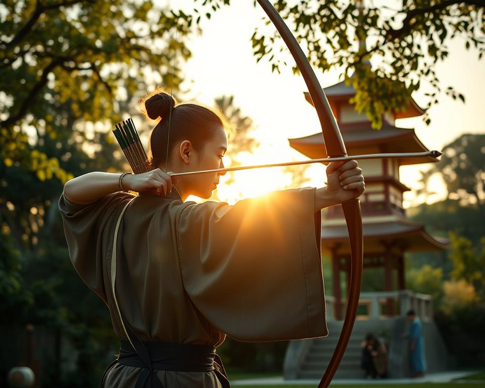 Kyudo Bogenschießen japanische Kampfkünste