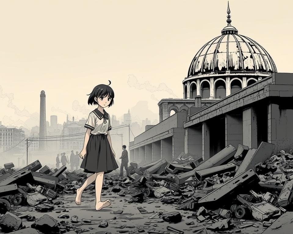 Manga Friedensbotschaft Hiroshima