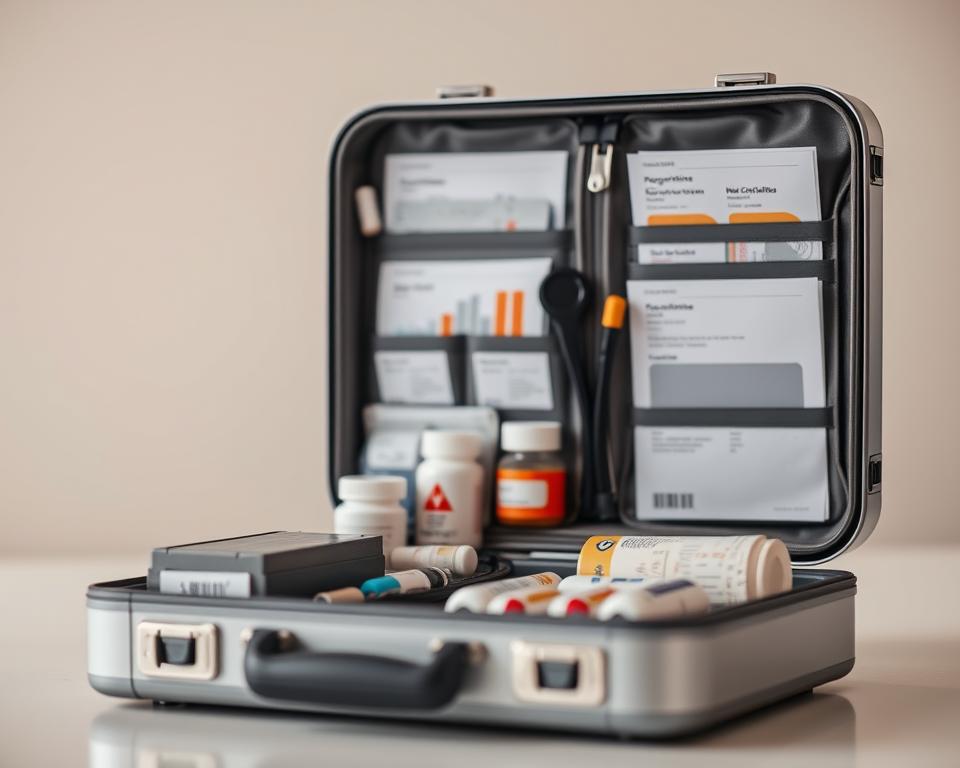 Medikamente Dokumentation für Reisen