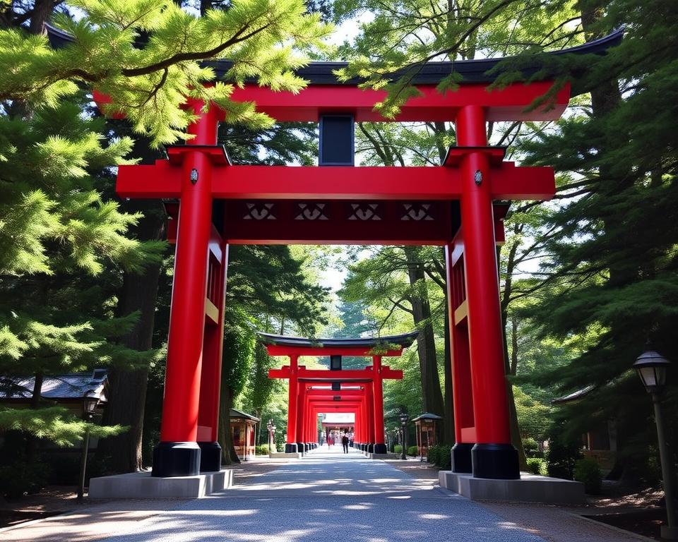 Meiji Schrein Architektur Torii-Tore