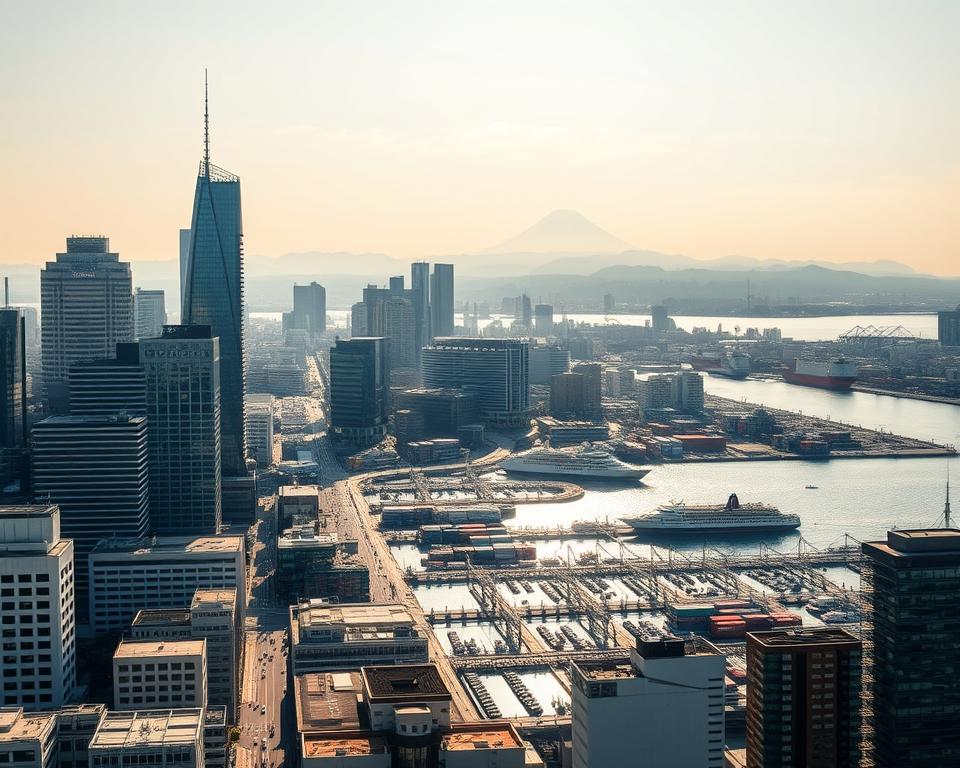 Minato Überblick Tokio Hafenviertel