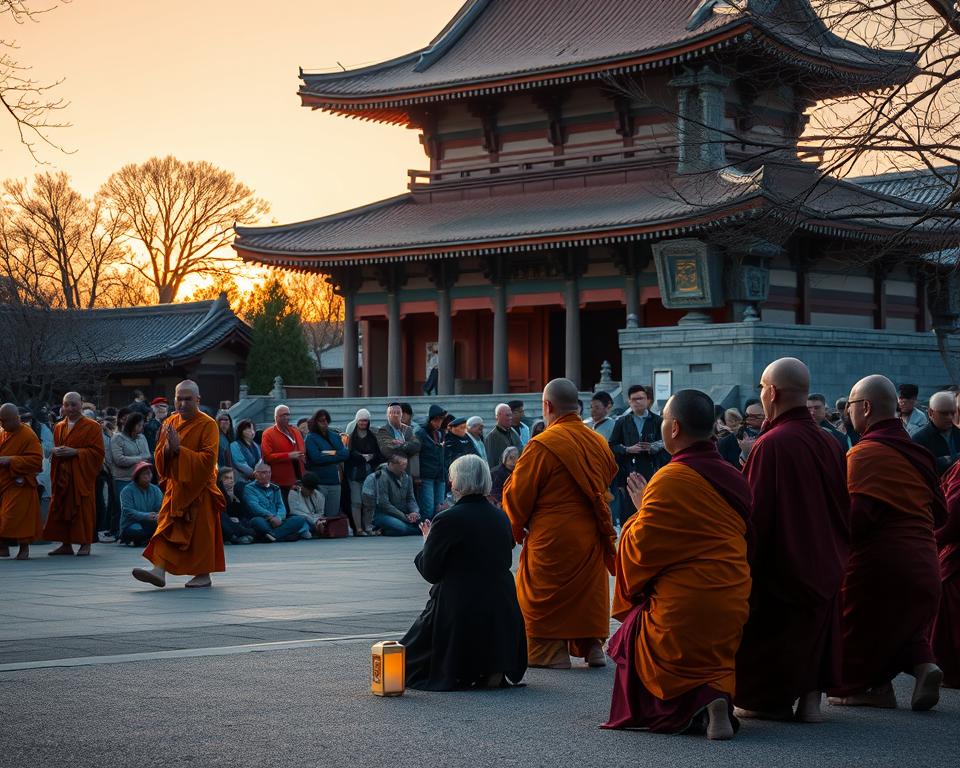 Nara-Feste buddhistische Zeremonien
