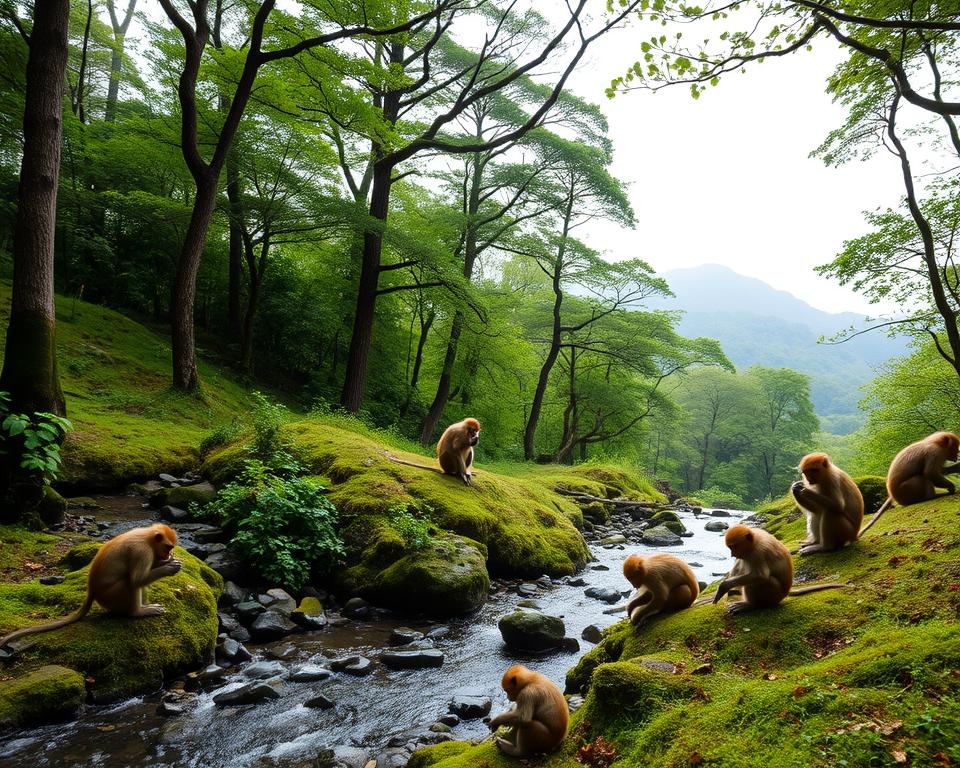 Naturerlebnis im Affenpark Takasakiyama