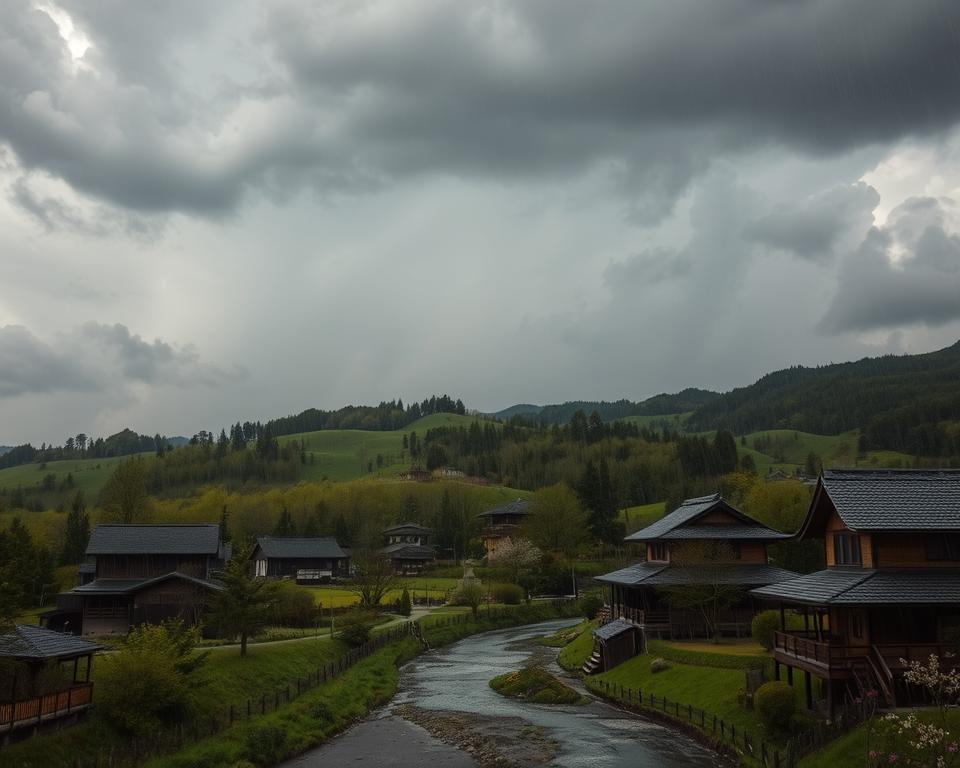 Niederschlag März Japan Regentage