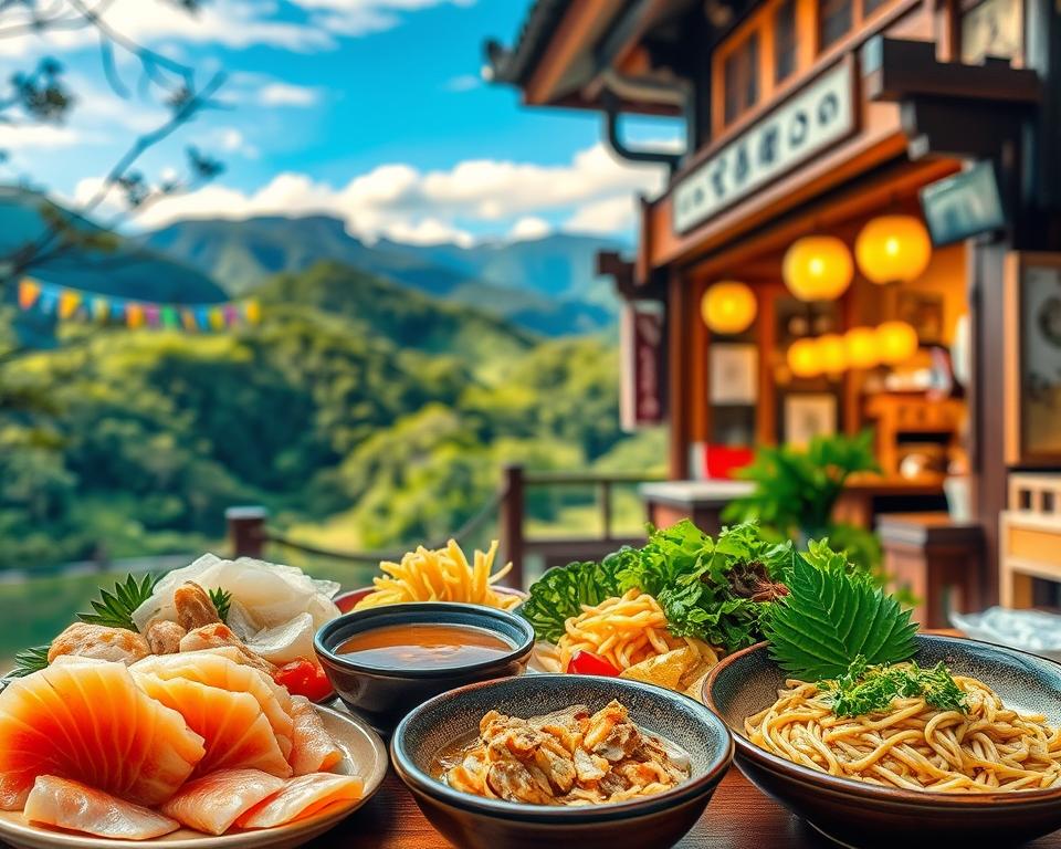 Oita Gourmet Spezialitäten