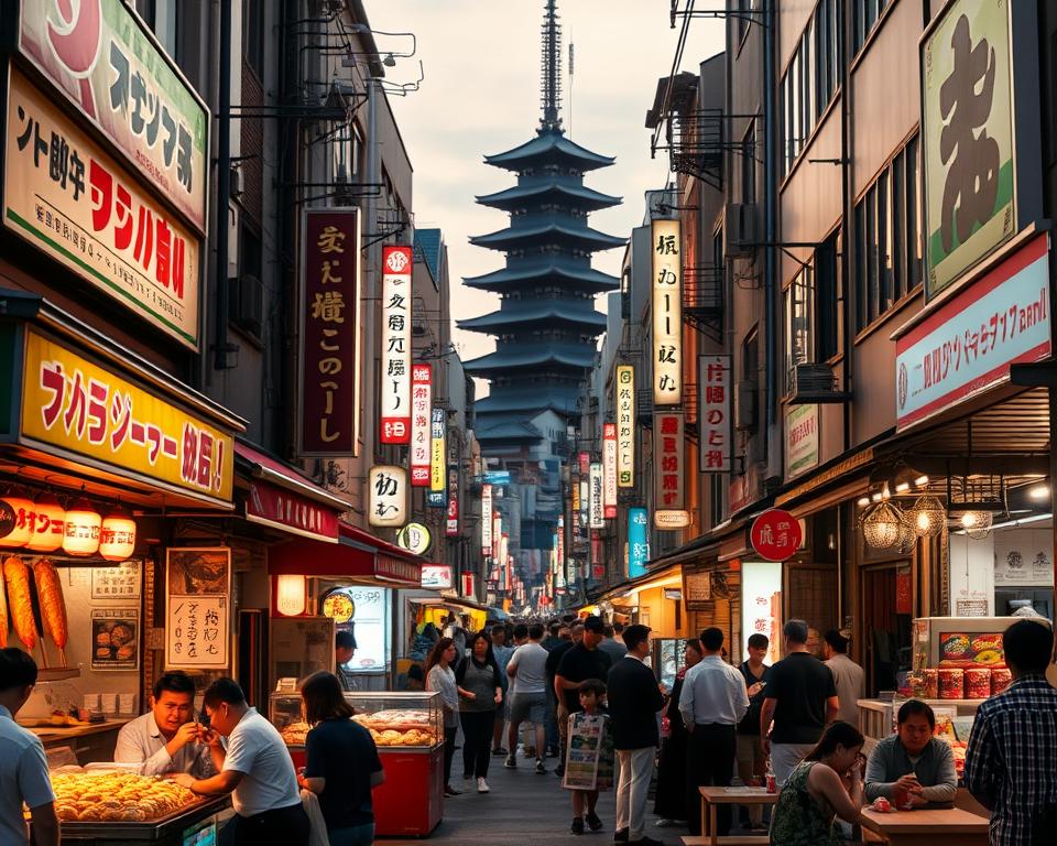 Osaka Streetfood Kulinarische Erlebnisse