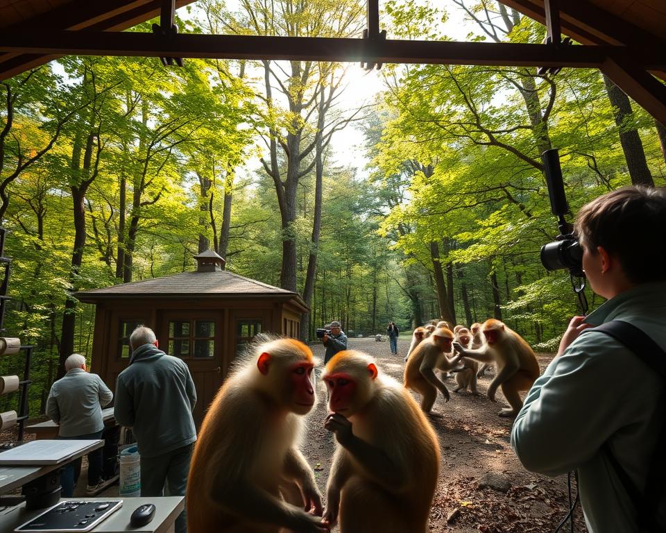 Primatenforschung im Affenpark Takasakiyama