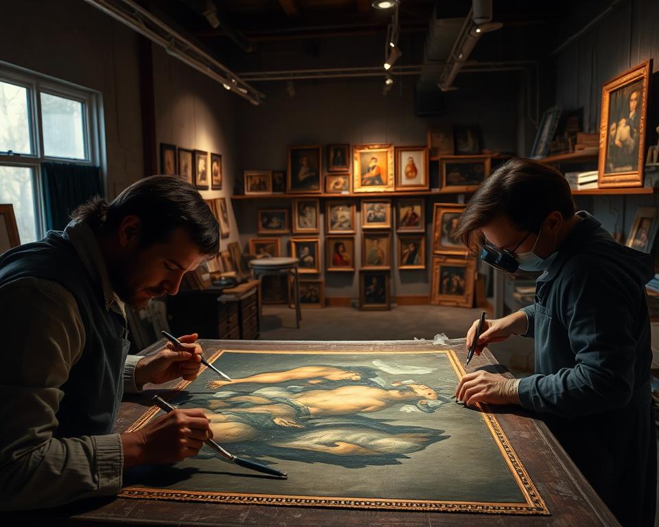 Restaurierung historischer Gemälde Restaurierung historischer Gemälde