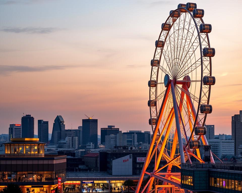 Riesenrad Hep Five Osaka Aussicht