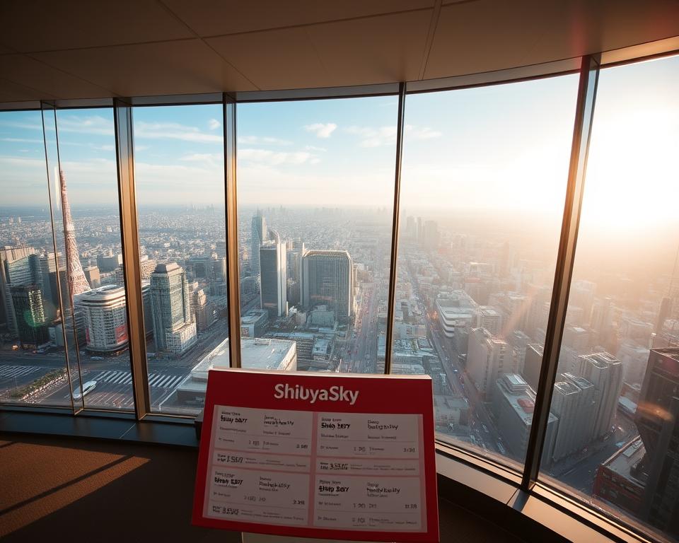 Shibuya Sky Ticketoptionen