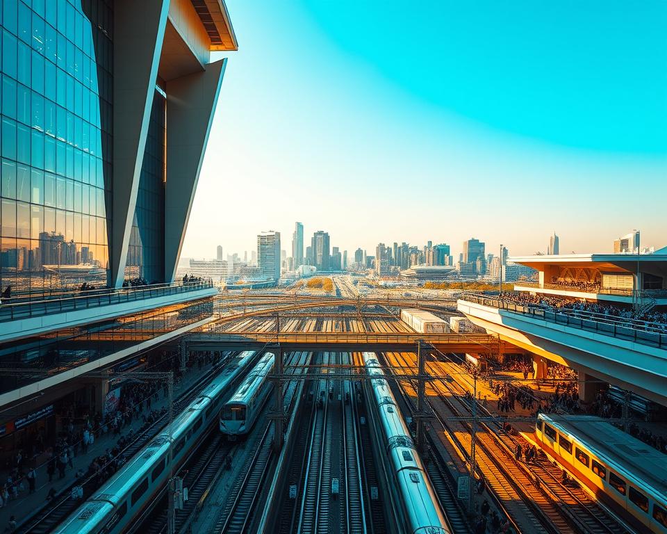 Shin Osaka Verkehrsknotenpunkt