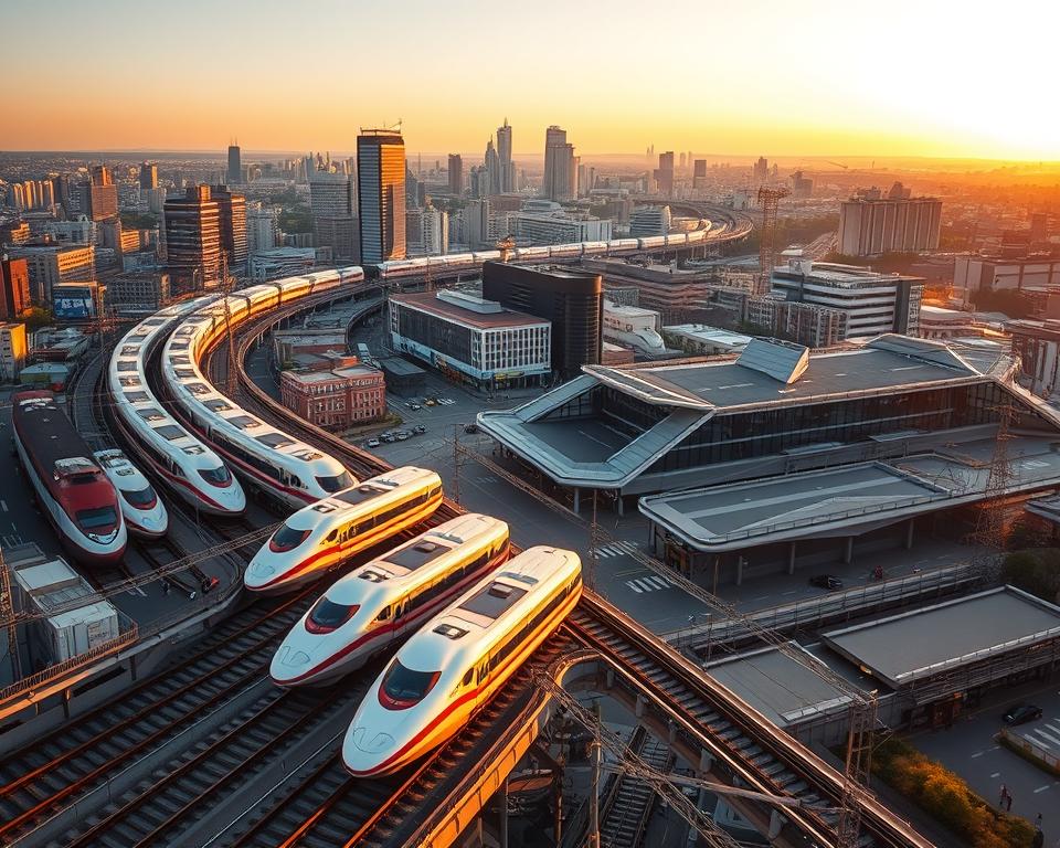 Shinkansen Hochgeschwindigkeitszüge in Osaka