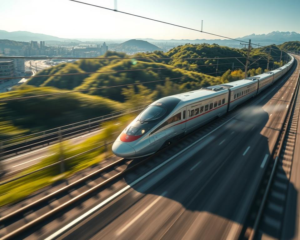 Shinkansen Hochgeschwindigkeitszug in Japan