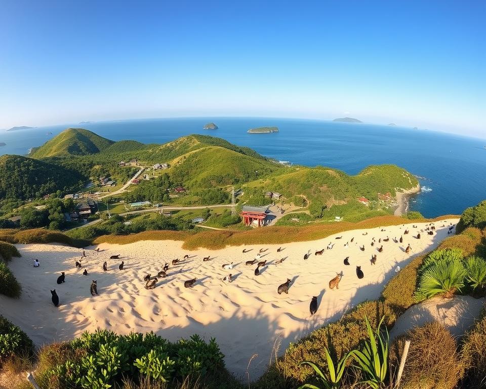 Tashirojima Geographie Katzeninsel
