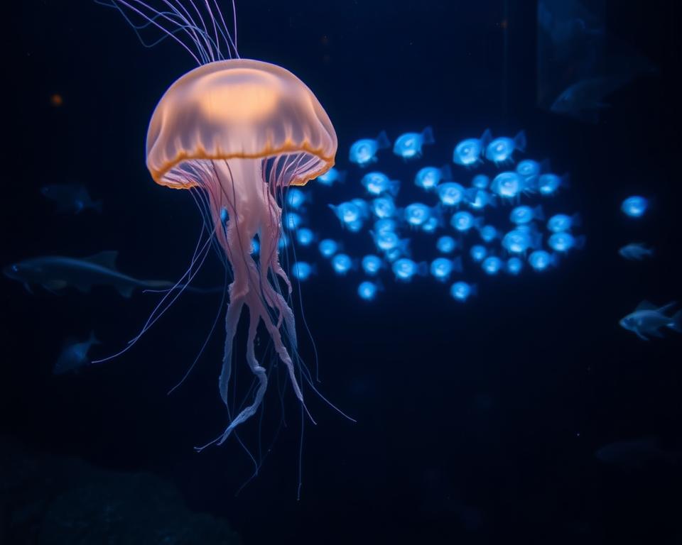 Tiefsee-Ausstellung mit seltenen Tiefseebewohnern Tiefsee-Ausstellung mit seltenen Tiefseebewohnern