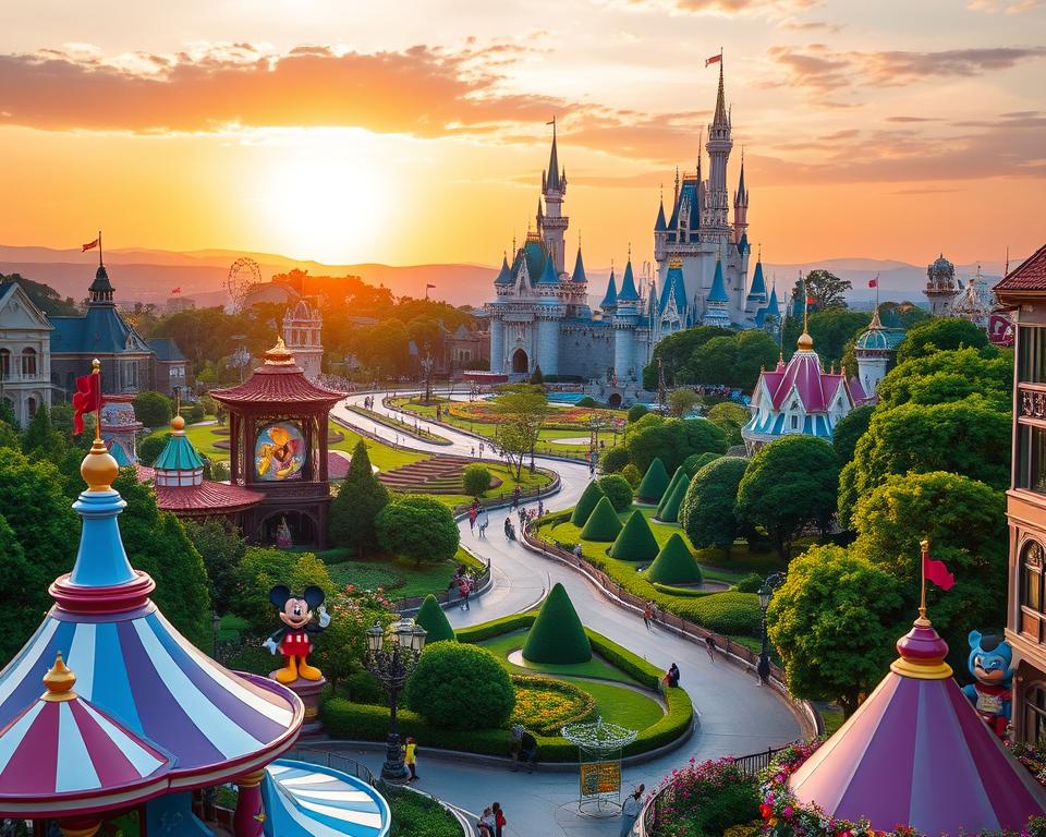 Tokyo Disneyland Themenbereiche