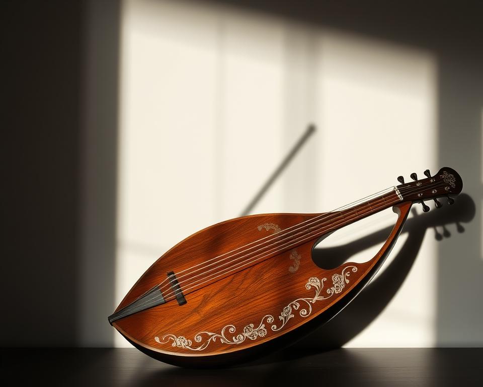 Traditionelle Biwa Laute