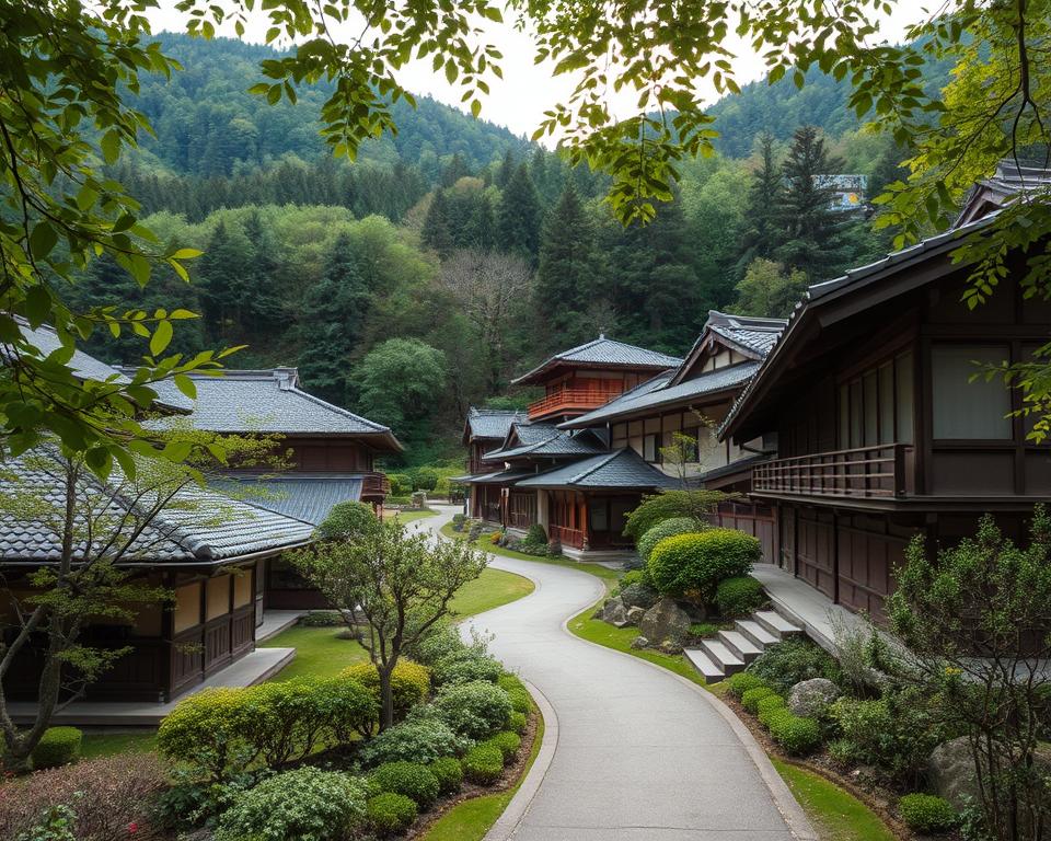 Traditionelle Ryokans im Kiso Tal