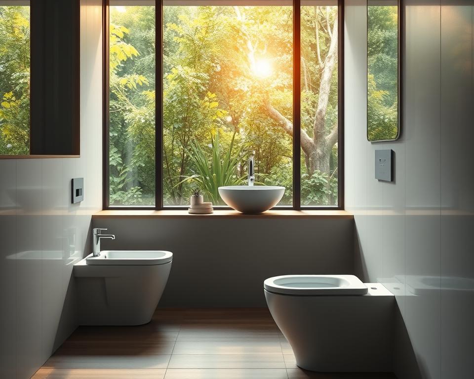 Umweltfreundliche Toilettensysteme